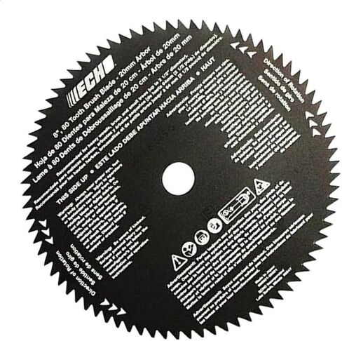 Echo 8" 80-Tooth BrushCutter Blade 25mm Arbor 69500121432 in Saudi Arabia