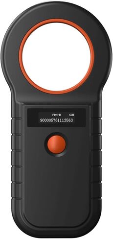 Pet Microchip Reader Animal Microchip Pet Tag Scanner ID Reader RFID EMID Animal Handheld Reader in Saudi Arabia