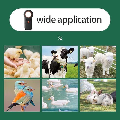 Pet Microchip Reader Animal Microchip Pet Tag Scanner ID Reader RFID EMID Animal Handheld Reader in Saudi Arabia
