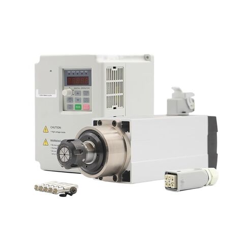 220 فولت 2.2 كيلو واط ER25 الهواء المبرد من المغزل الخشبي 4pcs محامل كرة سيراميك 0.01 ملم و 2.2 كيلو واط VFD/العاكس (380 فولت) in Kuwait