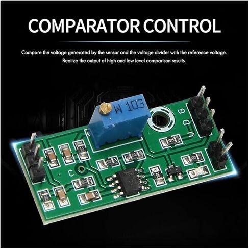 3pcs LM393 3.5-24V وحدة مقارنة الجهد مع مؤشر LED عالي مستوى الإخراج المقارنة المقارن in Kuwait