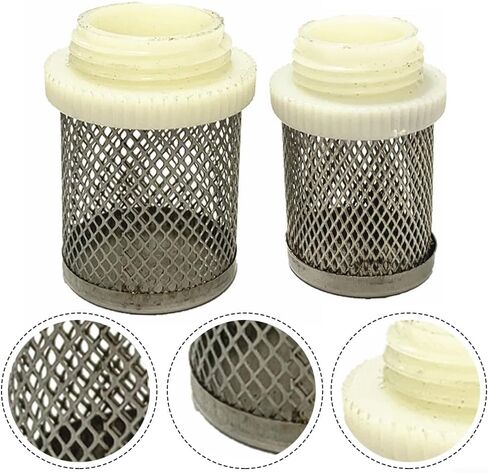 garden hose strainer，Hose Strainer Garden Hose Strainer Irrigation Filter, Stainless Steel Filter for Rain Barrel, Pump Suction Strainer with Hose Filter Basket for Garden Irrigation(3/4inch) in Saudi Arabia