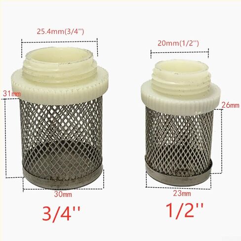 garden hose strainer，Hose Strainer Garden Hose Strainer Irrigation Filter, Stainless Steel Filter for Rain Barrel, Pump Suction Strainer with Hose Filter Basket for Garden Irrigation(3/4inch) in Saudi Arabia
