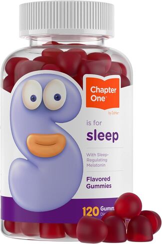 Zahler - Chapter One Sleep Melatonin Gummies for Kids and Come (60 Flassed Gully) - 2.5 mg melatonin gummy - Kids Melatonin Kosher Sleep Gummies - Natural Kids Melatonin for Element in Kuwait