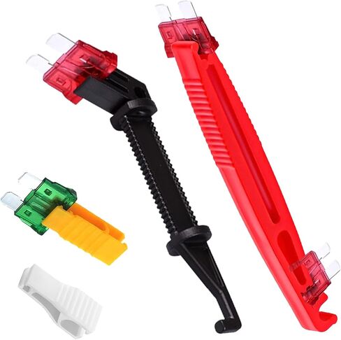 8PCS Fuse Puller, 4 Sizes Plastic Automotive Fuse Puller Tool, Insertion Removal Car Fuses Pull Tool Replacement, Repairing Supply Kit, Relay Plier for Car Motorcycle Truck in Saudi Arabia
