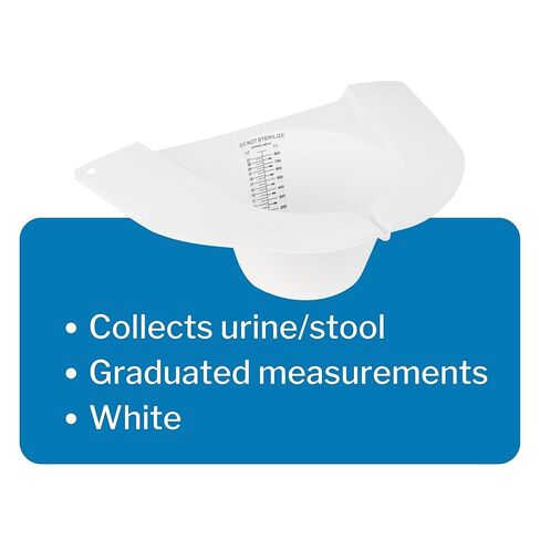 تخرج McKesson Collecty Collector [حزمة 100] قبعات البول لنساء المرحاض ، مجموعة البراز ، 27 أوقية. / 800 سم مكعب in Saudi Arabia