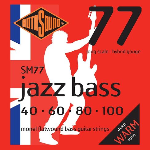 Rotosound SM77 مونيل فلاتووند هايبرد باس أوتار جيتار (40 60 80 100) in Saudi Arabia