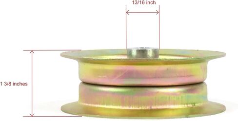 The ROP Shop (Pack of 2) Flat Idler Pulley for 2004 Toro 14-38Z TimeCutter Z 74301, 74402 in Saudi Arabia
