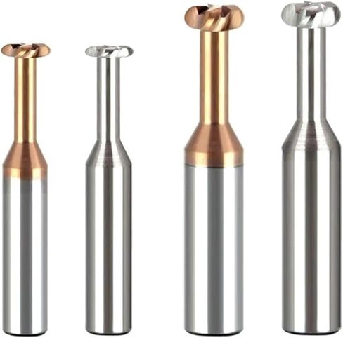 T Slot End Mill, Radius Corner T-Slot Milling Carbide T Type End Mill Concave Arc Machining D3-D20 in Saudi Arabia