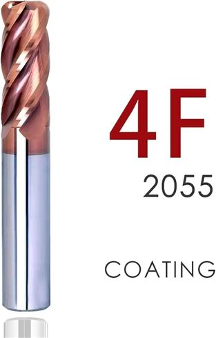 1pc ركن نصف قطرها مطحنة R Bullnose CNC Tungsten Carbide Clutter Cutter Machining Metal Router Tool 3 4 Flutes R0.5 R1 (4F-BB2055،6R1XD6X50) in Kuwait