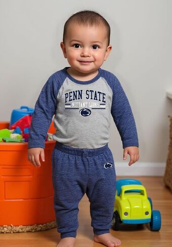 Wes and Willy Baby College Sports Fan Long Sleeve One Piece and Pant Set in Kuwait
