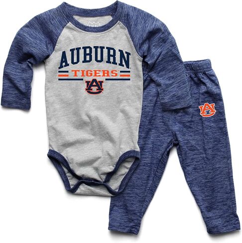 Wes and Willy Baby College Sports Fan Long Sleeve One Piece and Pant Set in Kuwait
