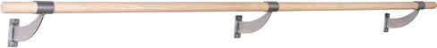 VITA Barre Wall-Mounted Single Ballet Barre, Classic WB15, Wood | Fixed Height, Made in USA, Home, Studio or Gym Exercise Equipment for Kids & Adults | Dance, Fitness, Pilates in Saudi Arabia