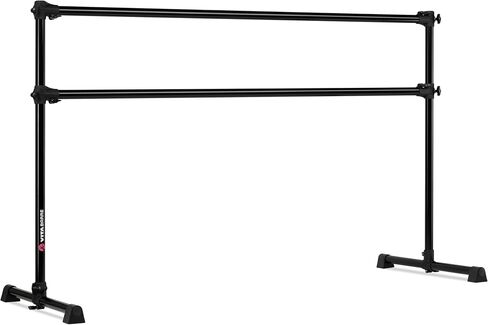 VITA Barre Portable Freestanding Double Ballet Barre, Prodigy, Aluminum | Adjustable Height, USA Made, Home or Gym Exercise Equipment for Kids & Adults | Dance, Fitness, Pilates in Saudi Arabia