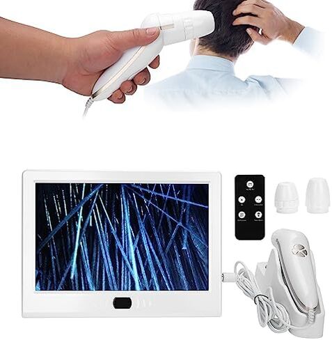 Ymiko Skin analyzerScalp Detector,12Inch Skin Scalp Detector Multifunctional Rechargeable Hair Follicle Skin Analyser Machine 110240V(US Plug) Skin Analyzer in Saudi Arabia