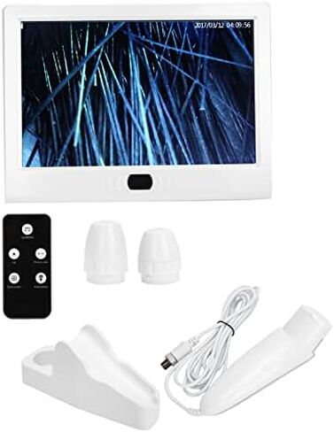 Ymiko Skin analyzerScalp Detector,12Inch Skin Scalp Detector Multifunctional Rechargeable Hair Follicle Skin Analyser Machine 110240V(US Plug) Skin Analyzer in Saudi Arabia