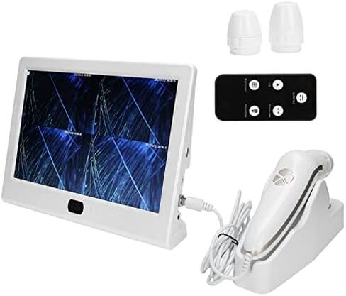 Ymiko Skin analyzerScalp Detector,12Inch Skin Scalp Detector Multifunctional Rechargeable Hair Follicle Skin Analyser Machine 110240V(US Plug) Skin Analyzer in Saudi Arabia