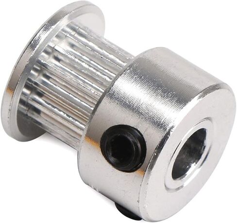 Zyaobei-Timing Pulley 3D Printer Parts GT2 20teeth 16 20 أسنان Bore 5mm/6.35mm/8mm Pulley Alumium Pulley لـ GT2-6mm حزام التوقيت المفتوح ، 2pcs ، يستخدم على نطاق واسع (الحجم: 20T W6 B5) in Kuwait