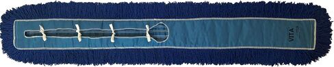 Ultimate Dust Mop Kit: Industrial-Grade Performance, Heavy-Duty Frame, Telescopic Handle - Blue 60 Inch in Saudi Arabia