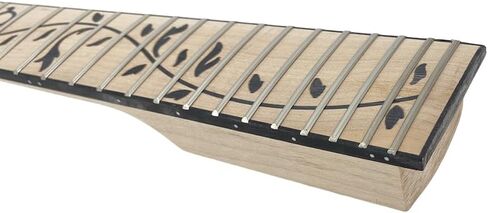 Maple Guitar Neck maple Fretboard 22 fret 25.5inch Firebird Head Black Vine Inlay Unfinished bolt on in Saudi Arabia