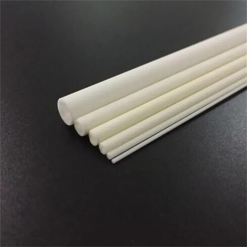 95% Alumina Ceramic Tube - High Temperature Insulation, 2-Hole Design, OD 1-8mm(8x2x100 (1pcs)) in Kuwait