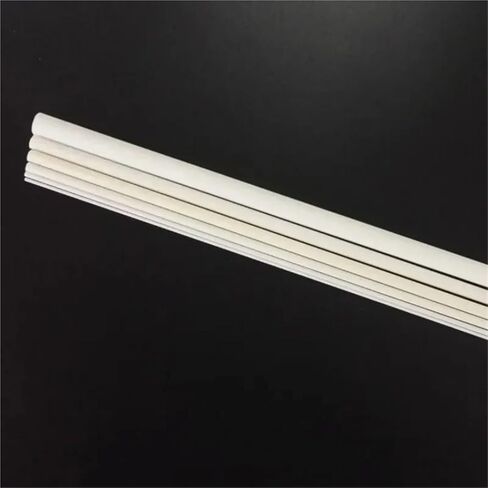 95% Alumina Ceramic Tube - High Temperature Insulation, 2-Hole Design, OD 1-8mm(8x2x100 (1pcs)) in Kuwait