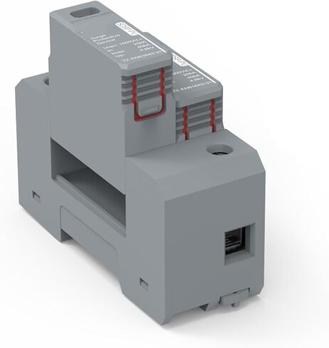 Din Rail 2P 3P Solar PV Low Voltage DC 600V 800V 1000V 1500V 20KA-40KA Surge Arrester Lightning Protector SPD(3P 1500V) in Kuwait