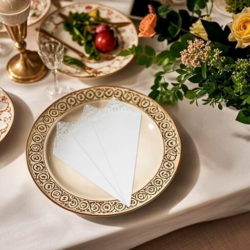 LHXziziz White Lace Handkerchiefs for Men Women, Ladies Mens Handkerchiefs Womens Hankies for Wedding Banquet Party Leisure in Kuwait