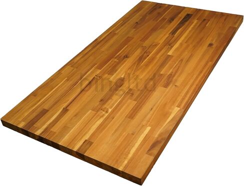 BingLTD- 10 ft x 25 in x 1.5 in Acacia with Oil Solid Wood Butcher Block Countertop with Square Edge in Kuwait