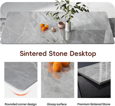 55'' x 28'' Sintered Stone Table top, DIY Replacement & Cover Marble Desktop, Table Top for Kitchen Table, Outdoor Indoor Dining Table in Saudi Arabia
