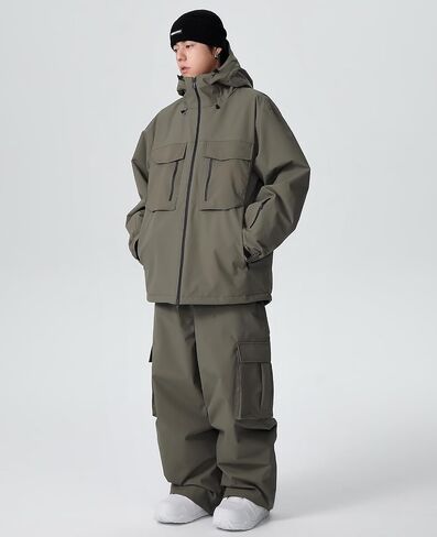 YEEFINE Men's&Women's Ski Suit Two Pieces Snowsuits Waterproof Snowboard Suits Outdoor Winter Ski Jacket and Pants in Saudi Arabia