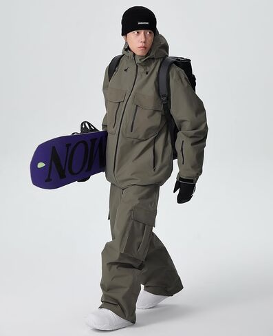 YEEFINE Men's&Women's Ski Suit Two Pieces Snowsuits Waterproof Snowboard Suits Outdoor Winter Ski Jacket and Pants in Saudi Arabia