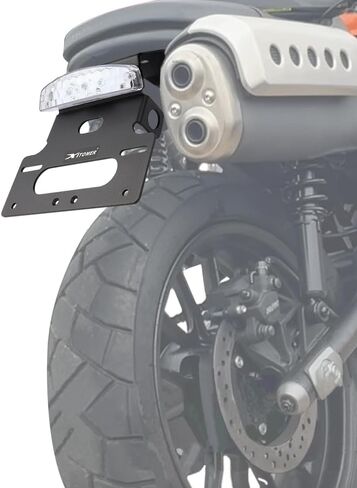 Xitomer Fender Eliminator Tail Tidy متوافق مع SCL500 2023-2024 حامل لوحة ترخيص دراجة نارية مع ضوء الذيل/لوحة ترخيص (واضح) in Saudi Arabia
