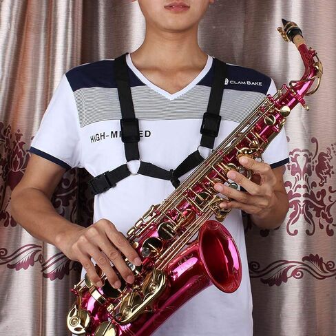 حزام ساكس الكتف قابل للتعديل ساكسفون الصدر حزام كتف الكتف خطاف بوكيل منتظم لسيارة السوبرانو تينور ألتو ساكس in Kuwait