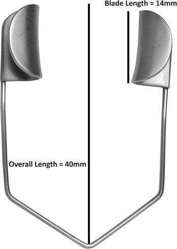 10 PCS Superior Barraquer Wire Actulum Solid Blade Ophthalmic Staflic Steel in Saudi Arabia