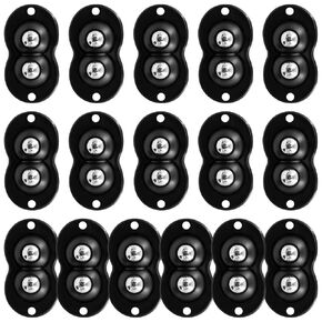 16 عجلات كرة مزدوجة الكرة المزدوجة ذاتية ، وعجلات دوارة ثقيلة للأجهزة الصغيرة والصلب والبلاستيك in Kuwait