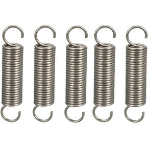 Nickel Wire，Nickel Element Stainless Steel Spring, Metal Springs 5pcs Extended Tension Spring WD 1.2mm / 0.047", OD 10mm / 0.39", Free Long 50mm / 1.97" Spring Steel Mini Dual Hook Tension Spring 5pcs in Kuwait