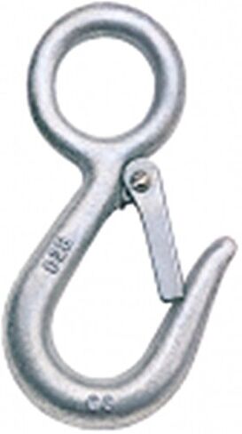 Crosby 1023074 Snap Hook ، الكربون المزور ، المجلفن مع المزلاج ، 9/16 "، حد تحميل العمل: 1000 رطل ، 4.75" طول × 2.69 "عرض in Saudi Arabia