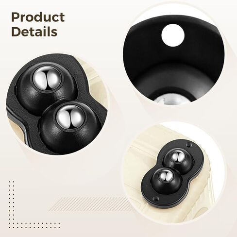 16 عجلات كرة مزدوجة الكرة المزدوجة ذاتية ، وعجلات دوارة ثقيلة للأجهزة الصغيرة والصلب والبلاستيك in Kuwait