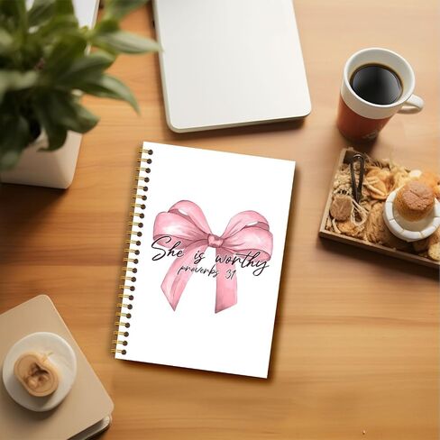 Coquette Pink Bow Bow Notebook Journal ، Girly Notebook ، Preppy Journal ، Womens Journals for Write ، Buids Books Journals for Women ، Reshetic Grandcover Notebook 5.5x8.3 Inch in Saudi Arabia