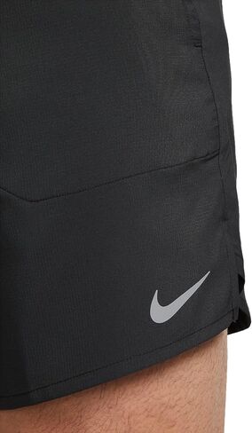 Nike Dri-FIT Stride Men's 7" Brief-Lined Running Shorts (as1, Alpha, x_l, Regular, Regular, Black/Black, X-Large, Regular Fit) in Saudi Arabia