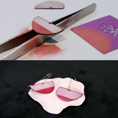 Sifter for Enamels Glass Powders DIY Enamel Starter Tool Lightweight Enameling Sifters 1-1/4" Blue in Kuwait