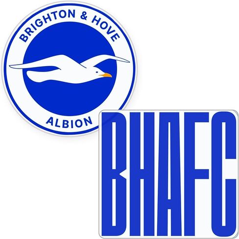 Desert Cactus Brighton & Hove Albion Sticker BHAFC Seagulls Football Club Decal Vinyl Laptop Water Bottle Car Scrapbook Official Fan Gear (4 inch B) in Saudi Arabia