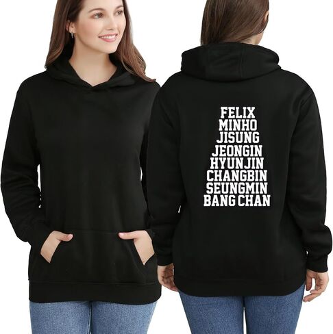 Kpop Skz Felix Merch Hoodie Bangchan Jisung Minho Changbin Swents Hyun Jin Album للجنسين البالغين Pullover Top in Saudi Arabia