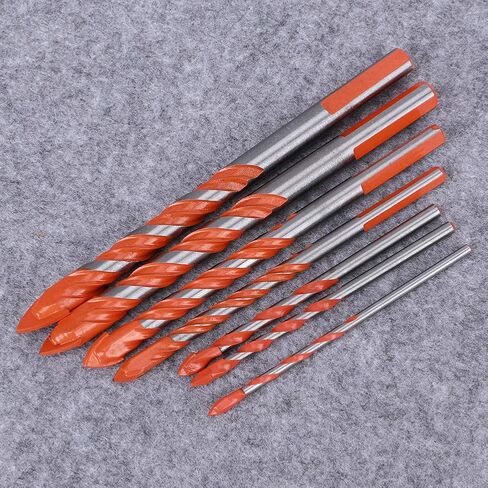 Dioche 7pcs Center Center Drill Sceramic Tile Drill ، Diy Wall Hole Tool Bit for Tile Glass Ceramic (3mm 4mm 5mm 6mm 8mm 10mm 12mm) in Saudi Arabia