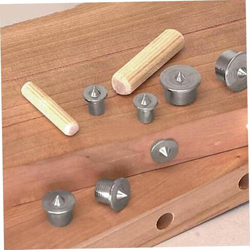 16Pcs Wood Dowel Locator Woodworking Tools with Drill Center Points for Accurate Dowel Tenon Placement Premium Quality for DIY Furniture in Saudi Arabia