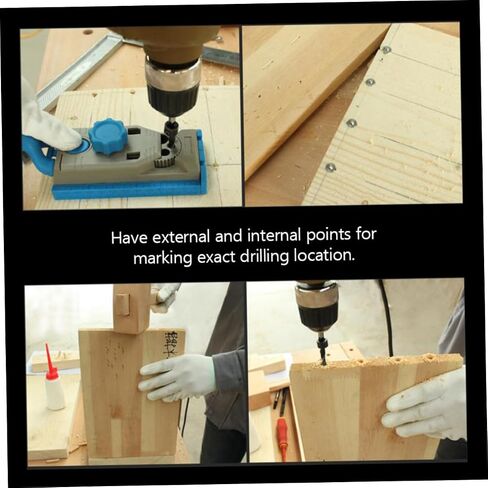 16Pcs Wood Dowel Locator Woodworking Tools with Drill Center Points for Accurate Dowel Tenon Placement Premium Quality for DIY Furniture in Saudi Arabia