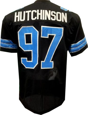 عامة مخصصة مخصصة Aidan Hutchinson Youth Black Jersey حجم الشباب in Saudi Arabia