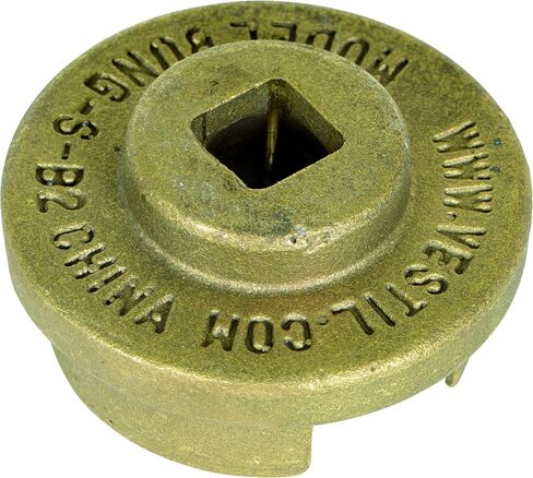 Vestil Bung-S-B2 غير مثقبة من سبيكة برونزية ، مقبس Bung Bung ، 1/2 "حجم محرك الأقراص in Kuwait