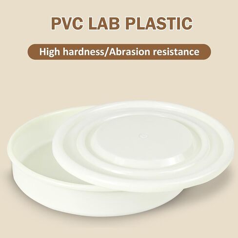 PVC Nylon Lab Sieve Pan with Lid, 7.9in(20cm) Diameter Sample Sifter Strainer for Industrial Lab Home in Saudi Arabia